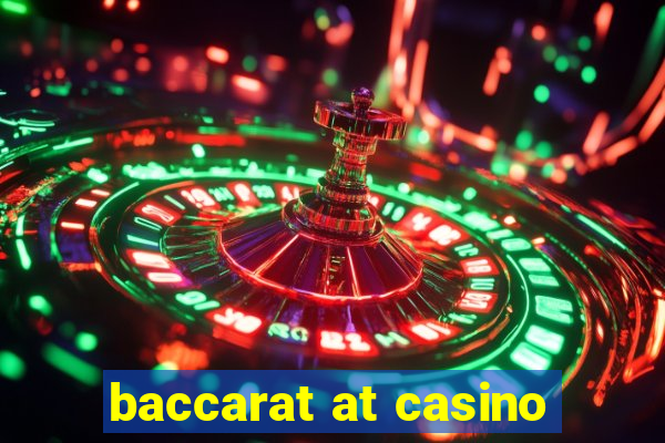 baccarat at casino