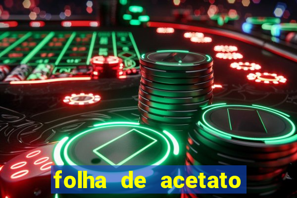 folha de acetato onde comprar