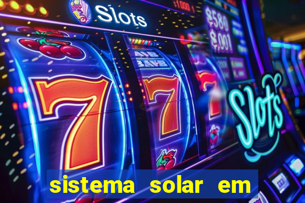 sistema solar em tempo real