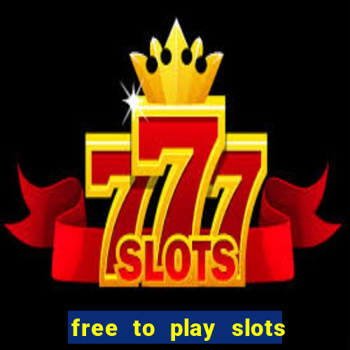 free to play slots no download