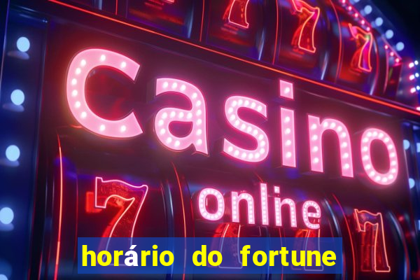 horário do fortune rabbit hoje