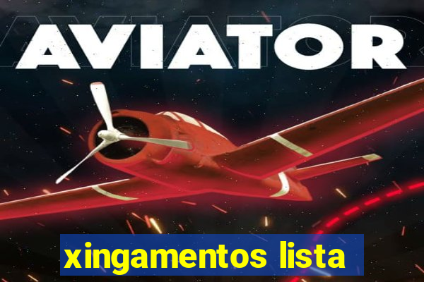 xingamentos lista