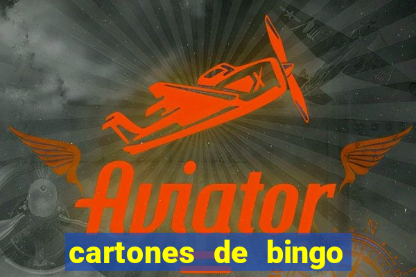 cartones de bingo para imprimir