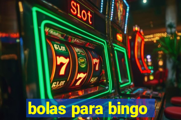 bolas para bingo