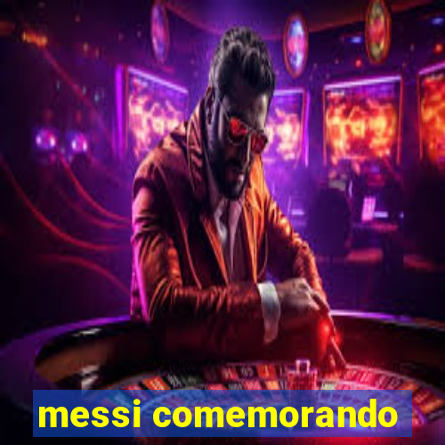 messi comemorando