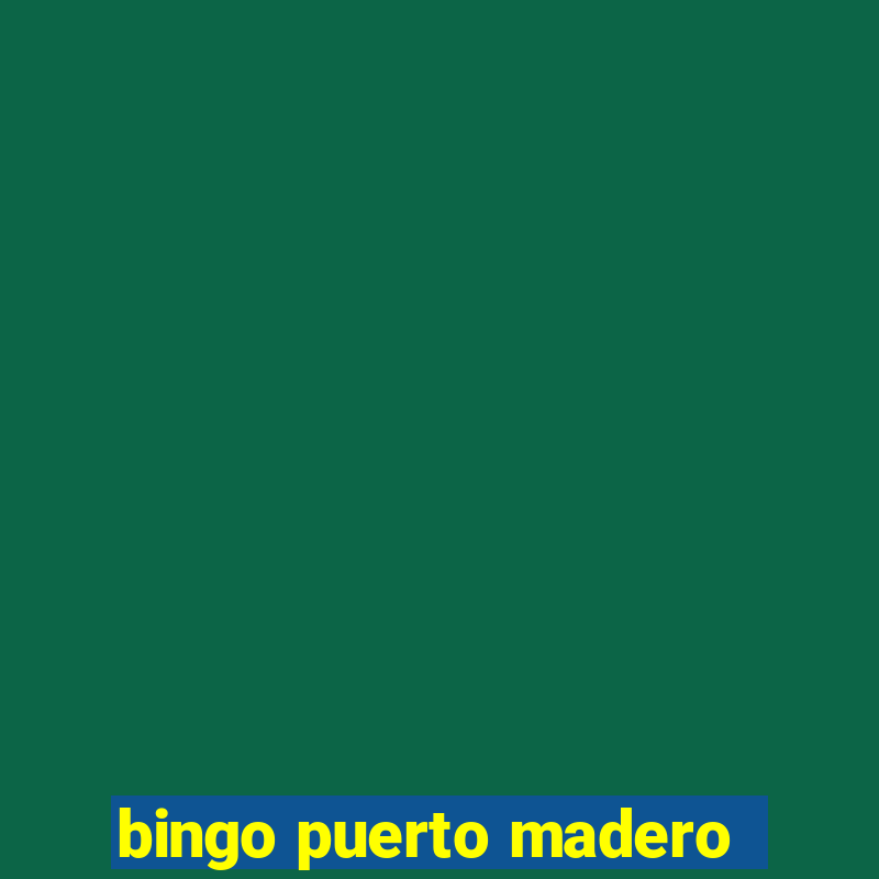 bingo puerto madero