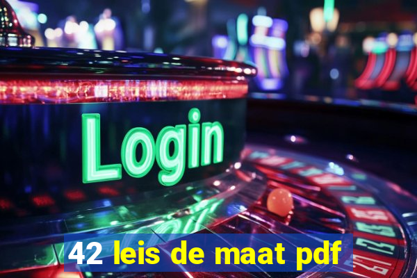 42 leis de maat pdf