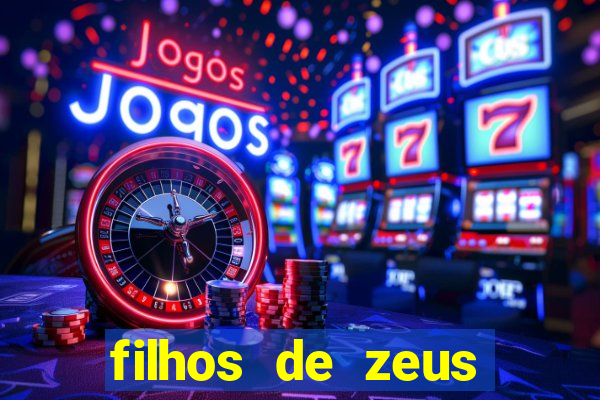 filhos de zeus mitologia grega