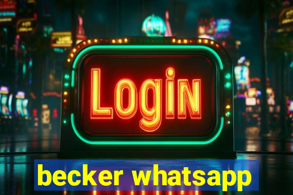 becker whatsapp