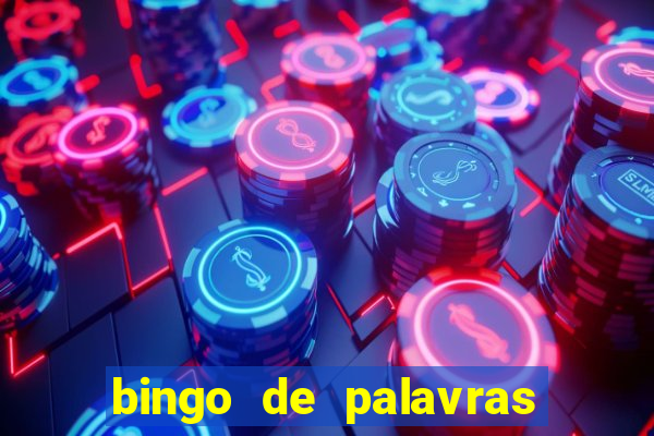 bingo de palavras para o 4 ano