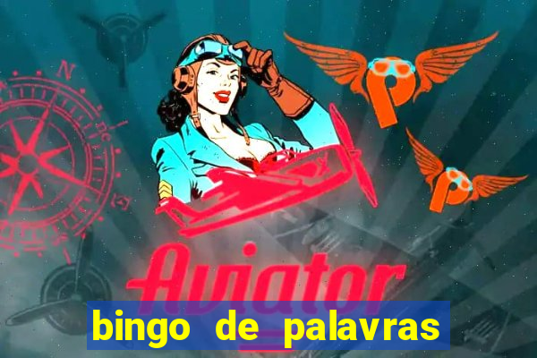 bingo de palavras para o 4 ano