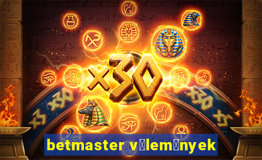 betmaster v茅lem茅nyek