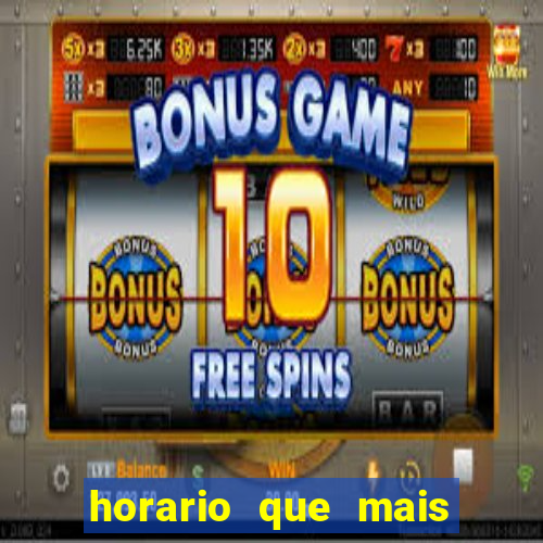 horario que mais paga fortune tiger