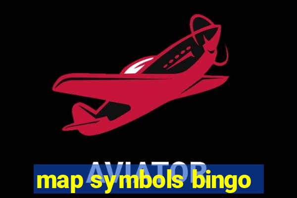 map symbols bingo