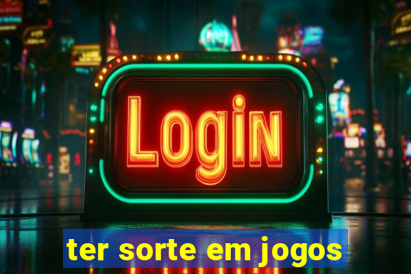 ter sorte em jogos