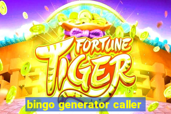 bingo generator caller