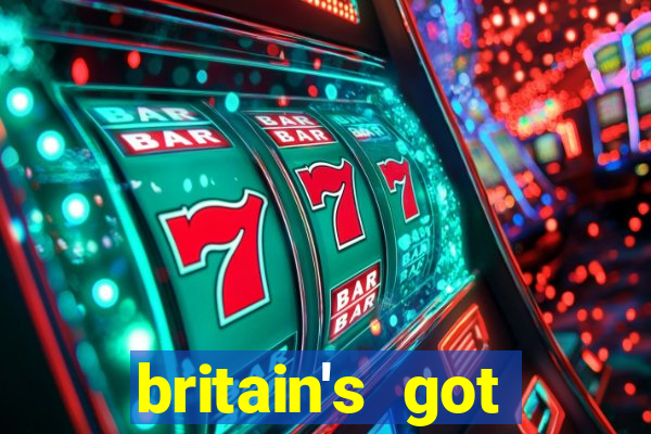 britain's got talent bingo