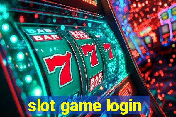 slot game login