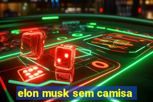 elon musk sem camisa