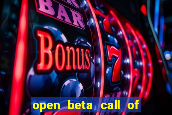 open beta call of duty black ops 6