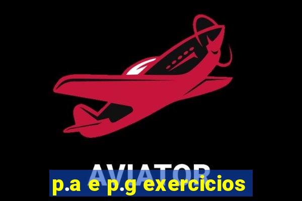 p.a e p.g exercicios