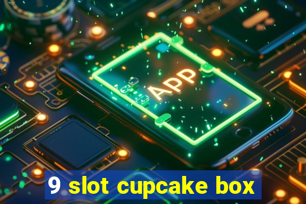 9 slot cupcake box