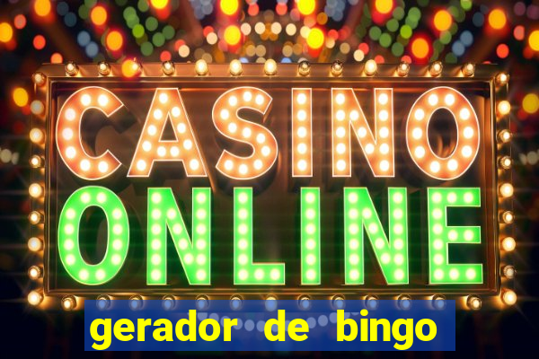 gerador de bingo de palavras