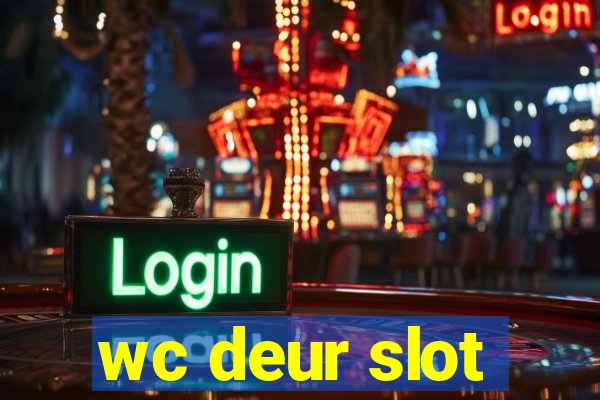 wc deur slot