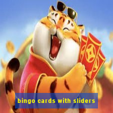 bingo cards with sliders