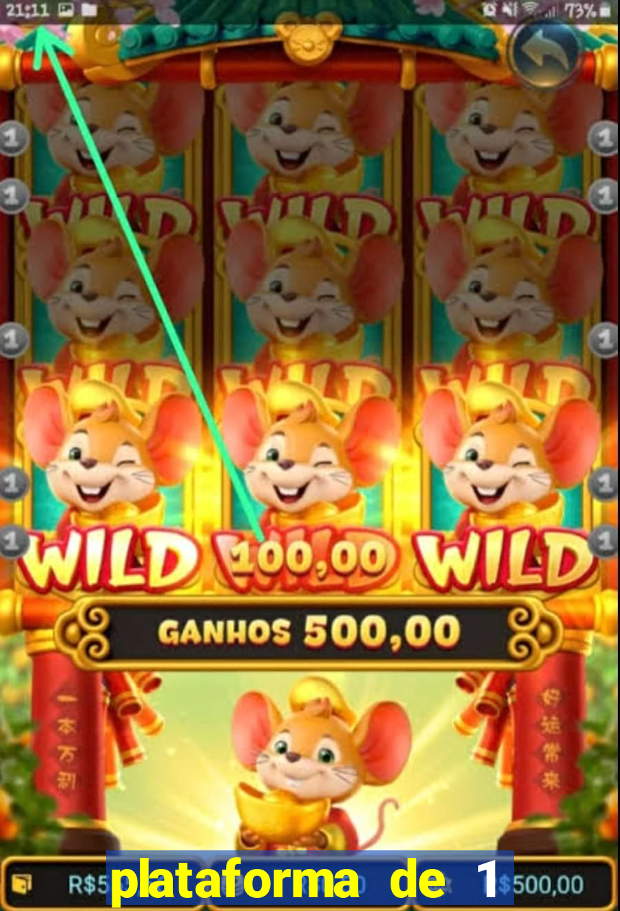 plataforma de 1 real slots