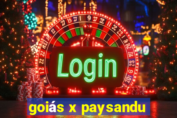 goiás x paysandu