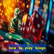 how to play bingo bonus scratch card