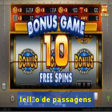 leil茫o de passagens