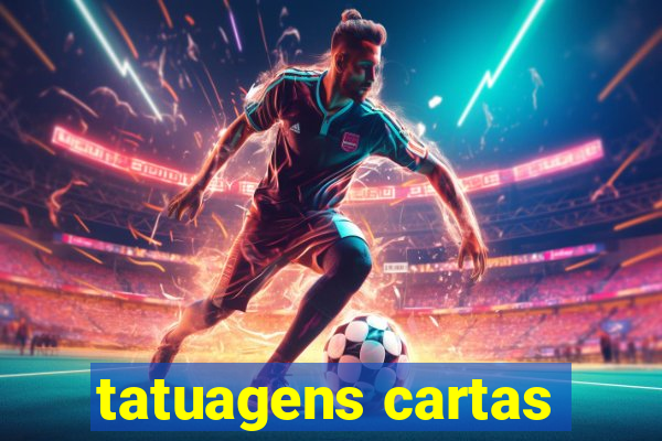 tatuagens cartas