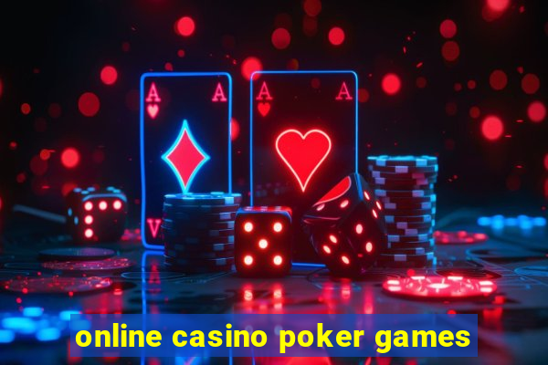 online casino poker games