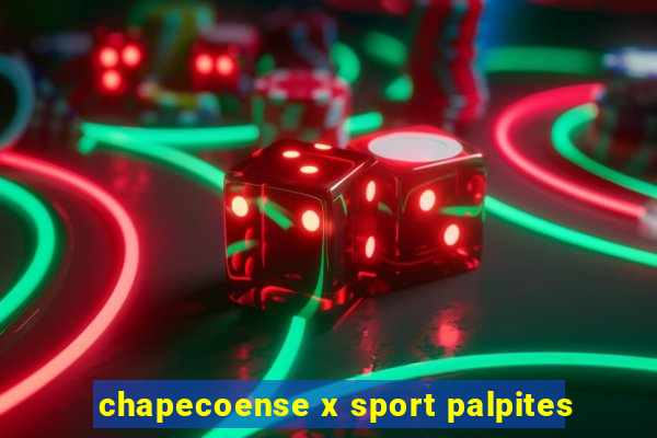 chapecoense x sport palpites