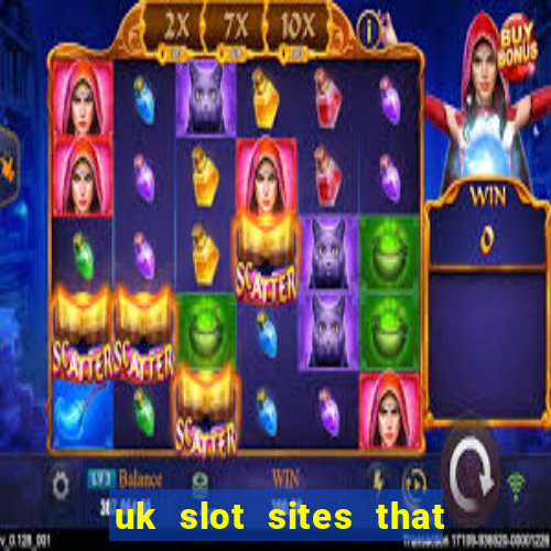 uk slot sites that accept paypal