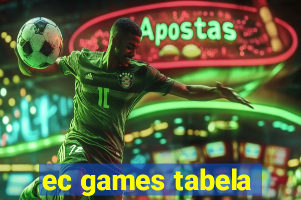 ec games tabela