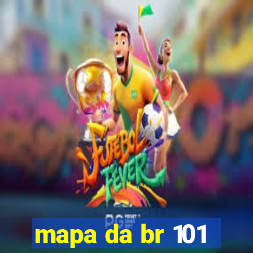 mapa da br 101