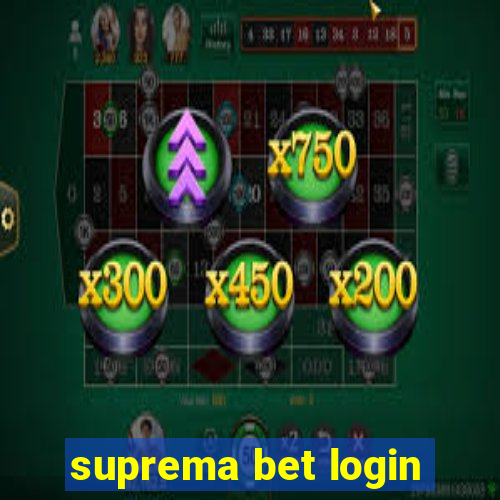 suprema bet login