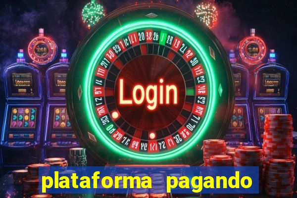 plataforma pagando bonus no cadastro