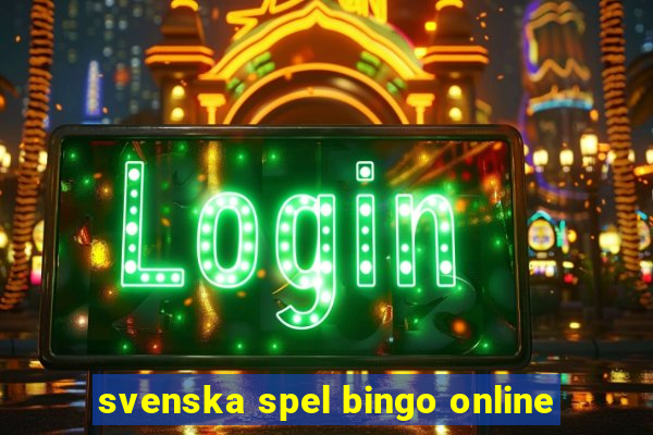 svenska spel bingo online