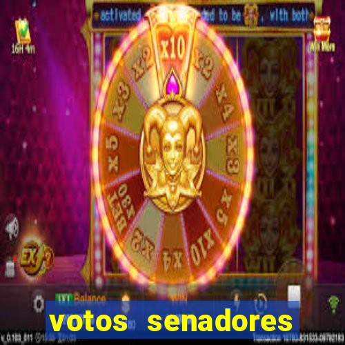 votos senadores impeachment moraes