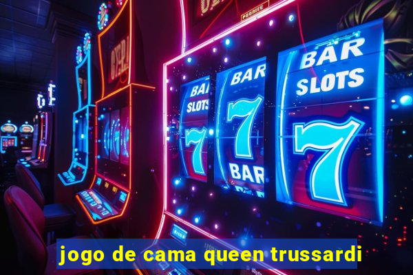 jogo de cama queen trussardi