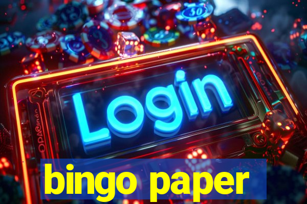 bingo paper