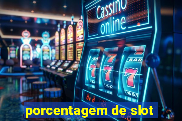 porcentagem de slot