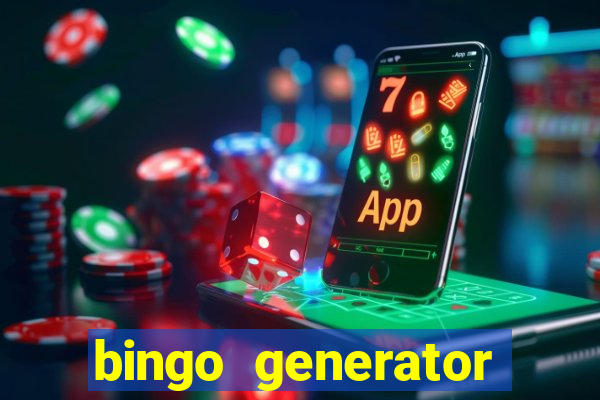 bingo generator with images