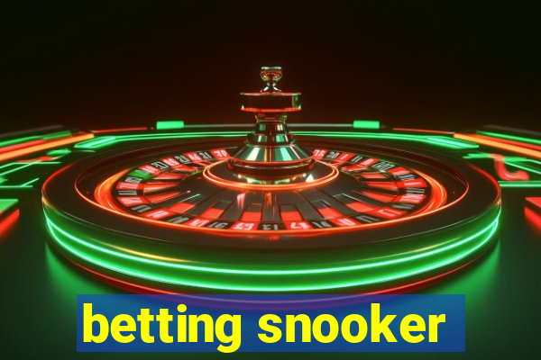 betting snooker