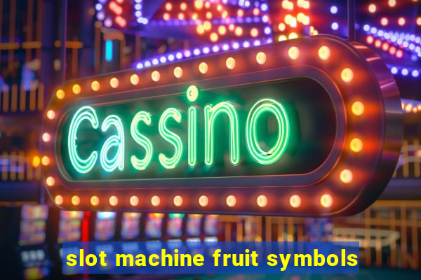 slot machine fruit symbols