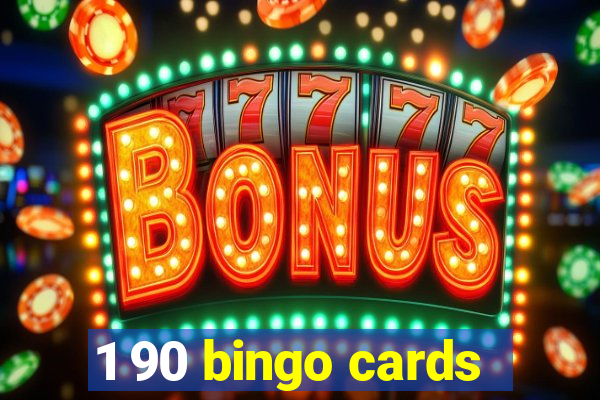 1 90 bingo cards